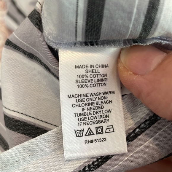 1 State Puff Sleeve Striped Top - Picture 6 of 8